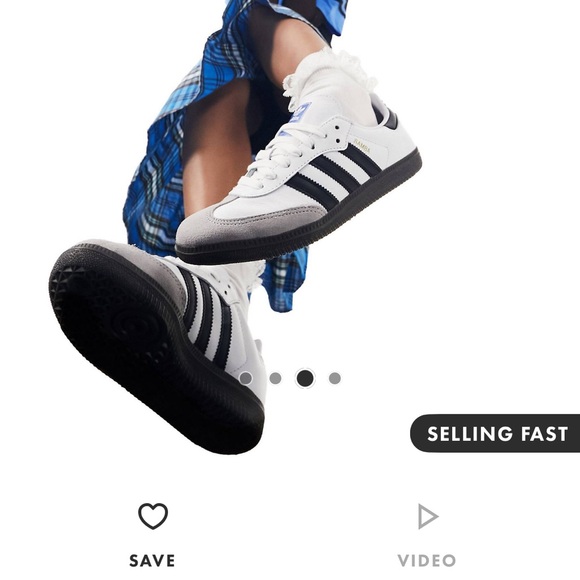 Adidas original Samba OG sneakers in white and black size: mens/7.5 Women’s/ 8.5 - Picture 4 of 10